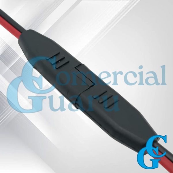 Conector Plugue Polarizado 2 vias fio 1,5mm² 2